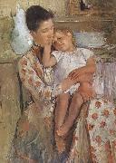 Amy and her child, Mary Cassatt